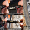 Step-by-step instructions showing how to use the Allatop tire deflator kit for PSI adjustment