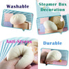 Jumbo-Dumpling-Squishy-Spielzeug mit Dampfgarer