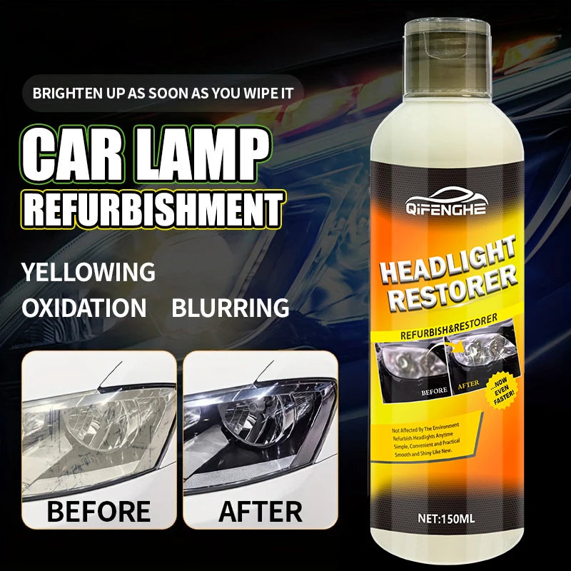 LED Headlight Restoration Cream – Clear Yellowed Lenses for Brighter Night Driving