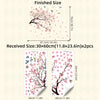 Peach Tree Branches Bird Cage Wall Decal