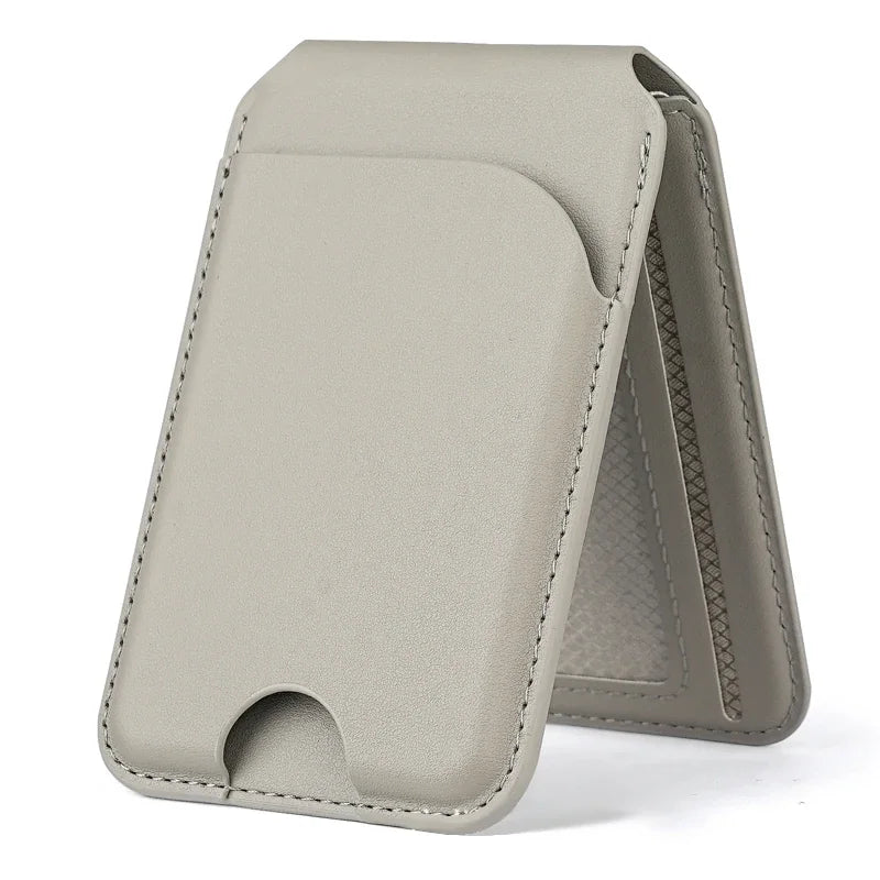 Portefeuille en cuir MagSafe avec support ajustable