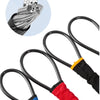 Universal Steering Wheel and Seat Belt Anti-Theft Lock with 2 Keys