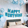 Happy Birthday Foil Balloon Set with Banner