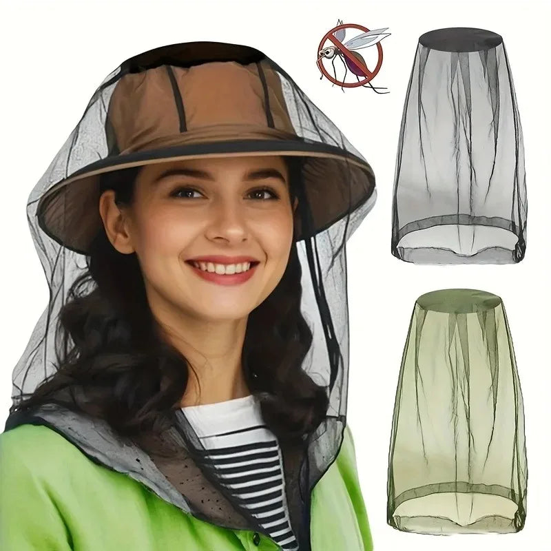 Extra Large Mosquito Net with Integrated Face Mask