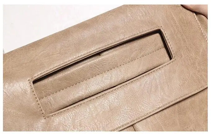 Women's Envelope Clutch Bag with Crossbody Strap