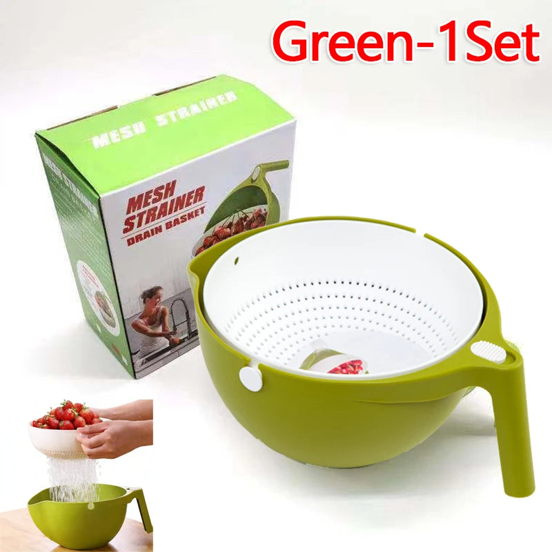Double-Layer Kitchen Sink Strainer