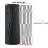 Black flexible plastic wire mesh with 8mm holes, measuring 300cm long and 40cm wide.