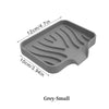 Silicone Drain Soap Dish with Anti-Slip Base