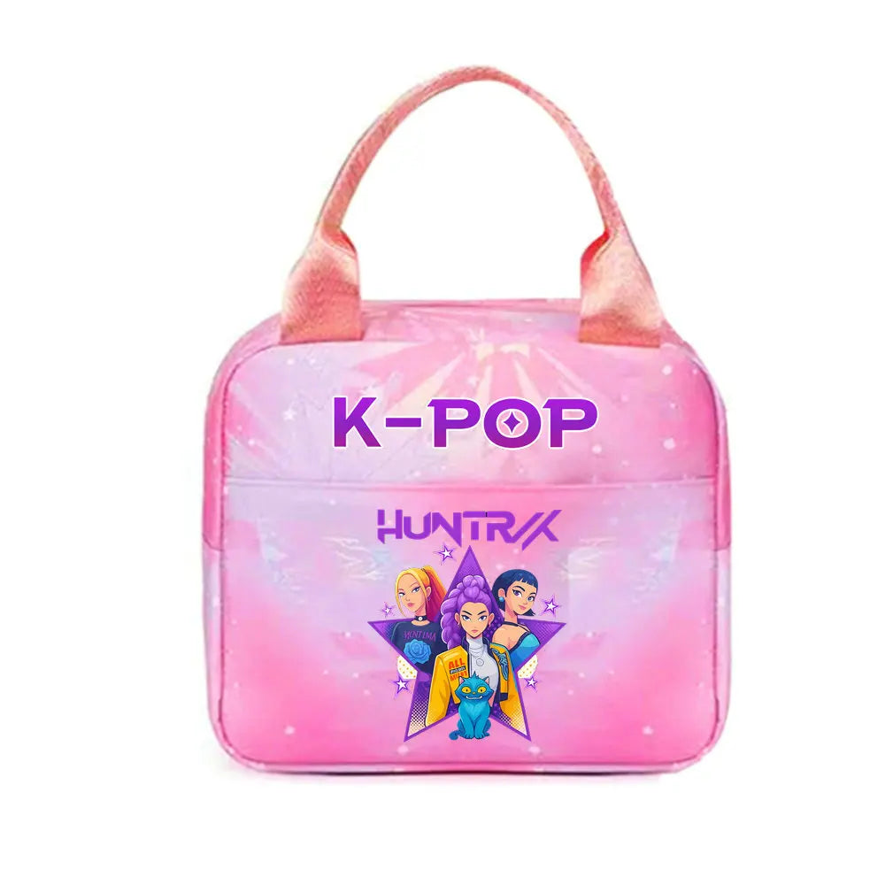 KPop Demon Hunters Insulated Lunch Bag with Shoulder Strap