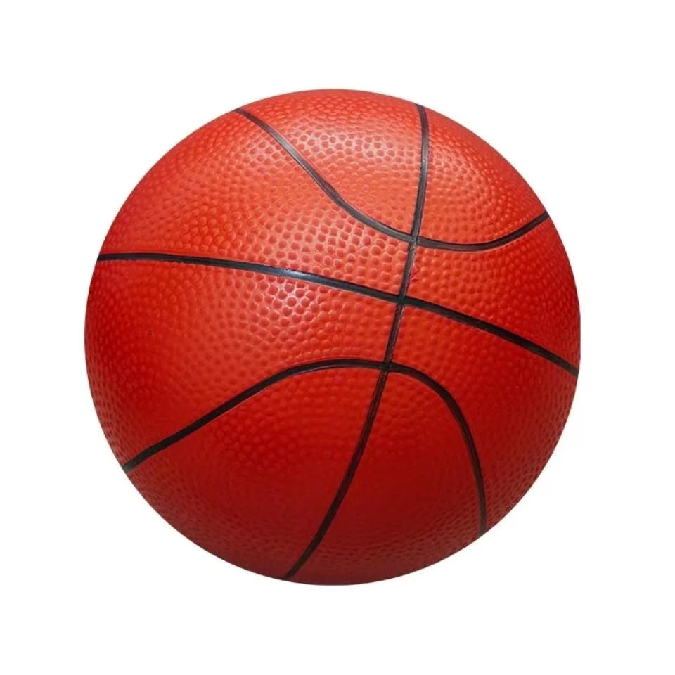 An orange basketball is shown against a white background.
