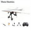 Electric Paper Airplane Kit with Gyro Stabilizer Remote Control