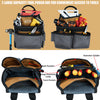Heavy-Duty Carpenter Tool Belt with Suspenders and Pouch Set