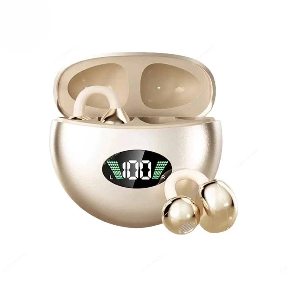 Bluetooth Clip-On Earphones with Mic