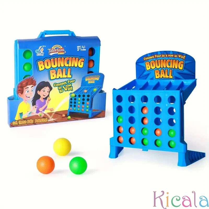 Desktop 4-in-a-Row Jumping Ball Game