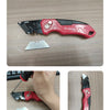 Folding Utility Knife with Built-In Blade Storage and Gut Hook