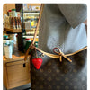 3D Strawberry Bag Charm Keychain