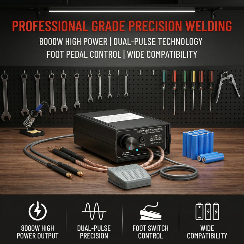 Portable 8000W Spot Welder for Battery Packs