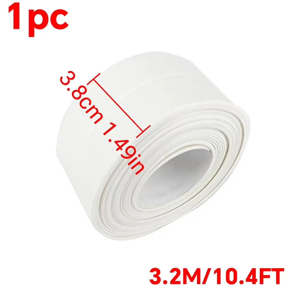 Self-Adhesive Waterproof Caulk Tape for Bathroom & Kitchen Sealing