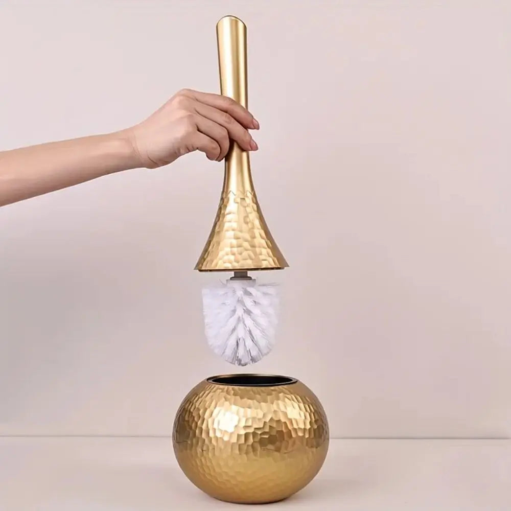 Elegant Toilet Brush with Holder and Long Handle