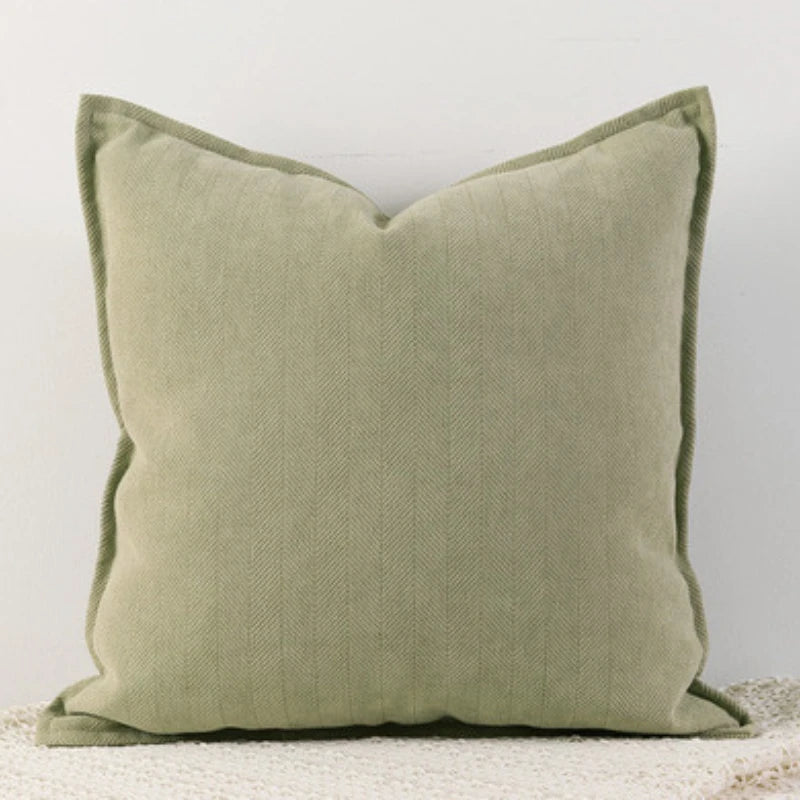 Soft Chenille Throw Pillow Covers – Nordic Solid Design for Couch & Bed