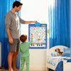 Tableau mural interactif bilingue de l'alphabet