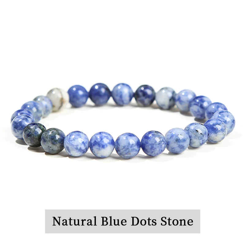 Natural Stone Beaded Bracelet