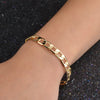 925 Sterling Silver Chain Bracelet with 18K Gold Plating