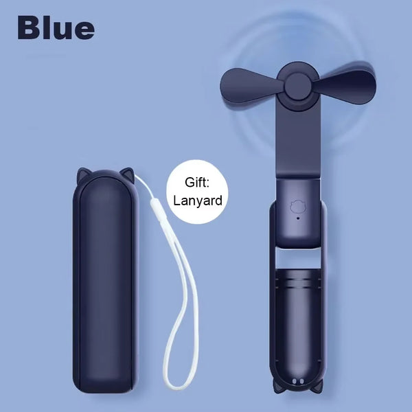 Pocket-Sized Rechargeable Handheld Fan