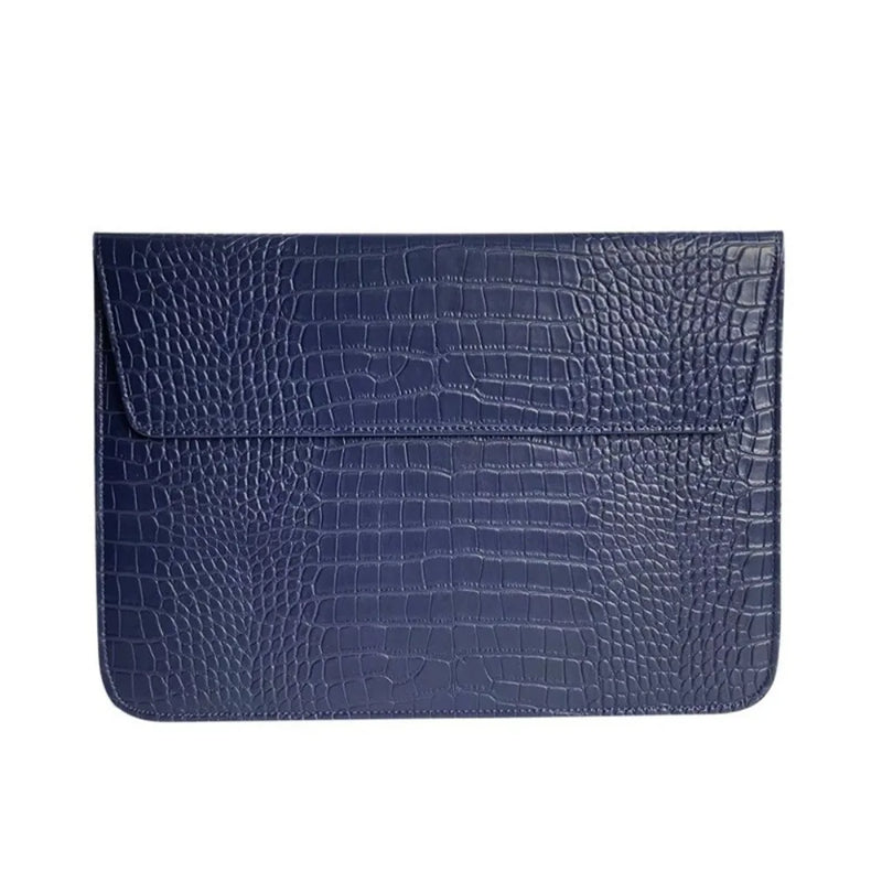 Étui pour ordinateur portable en cuir PU fin avec fermeture magnétique
