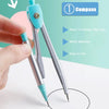 7-Piece Geometry Set with Compass and Ruler