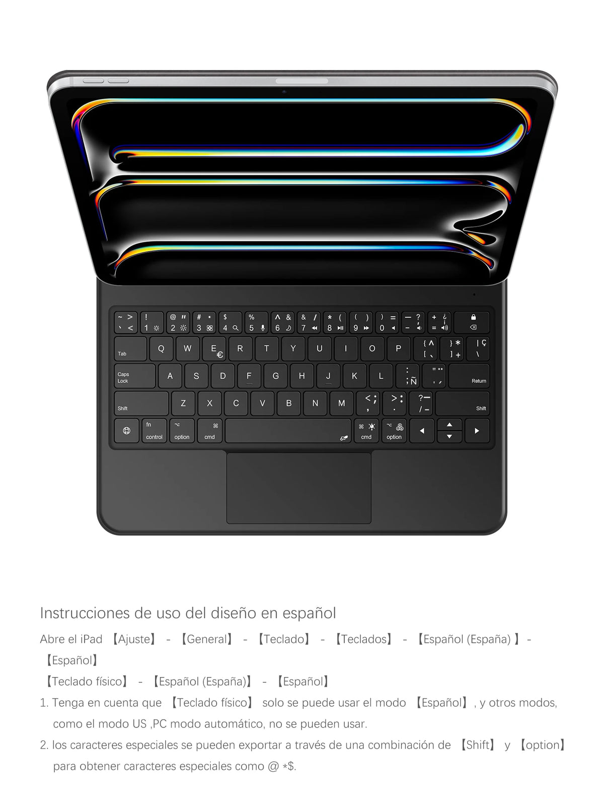 Magnetic Pogo Pin Keyboard Case for iPad Pro & Air