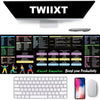 Excel Shortcut Large Mouse Pad with Stitched Edges