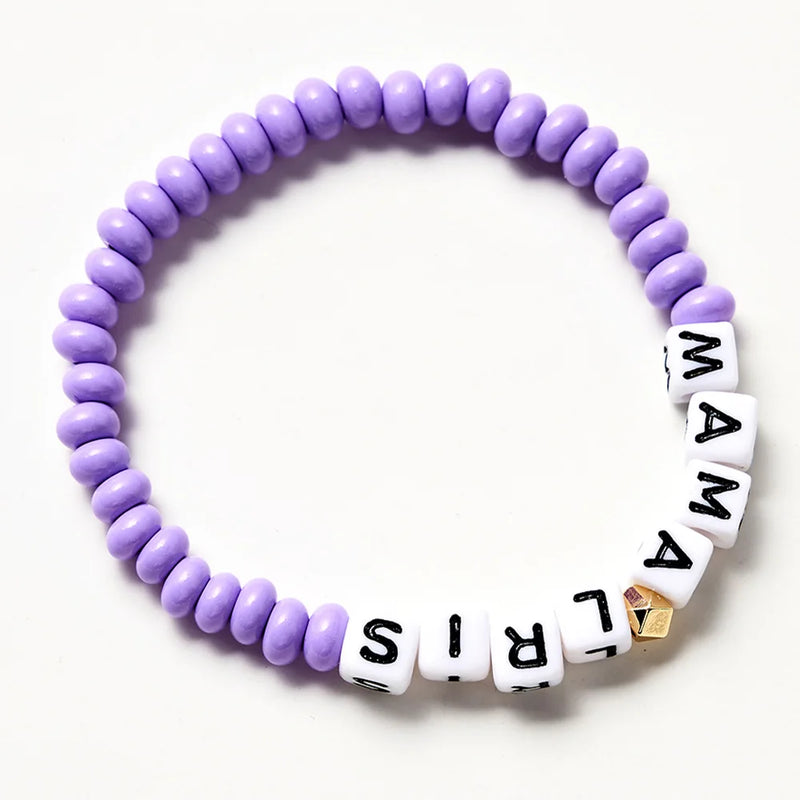 Bracelet de perles d'abaque personnalisé