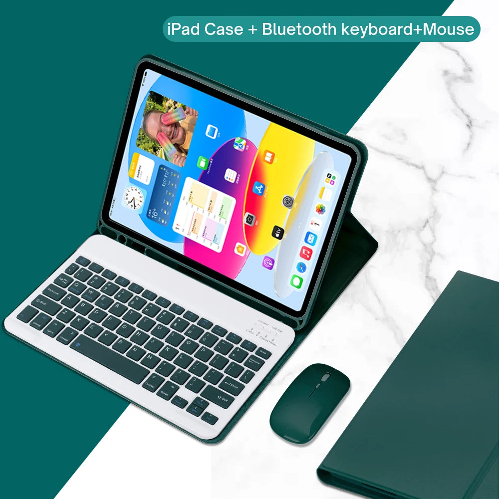 Detachable Keyboard Case for iPad 10th Gen and iPad 11th Gen (A16)