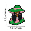 Embroidered Iron-On Patch – Stylish Black Queen Design