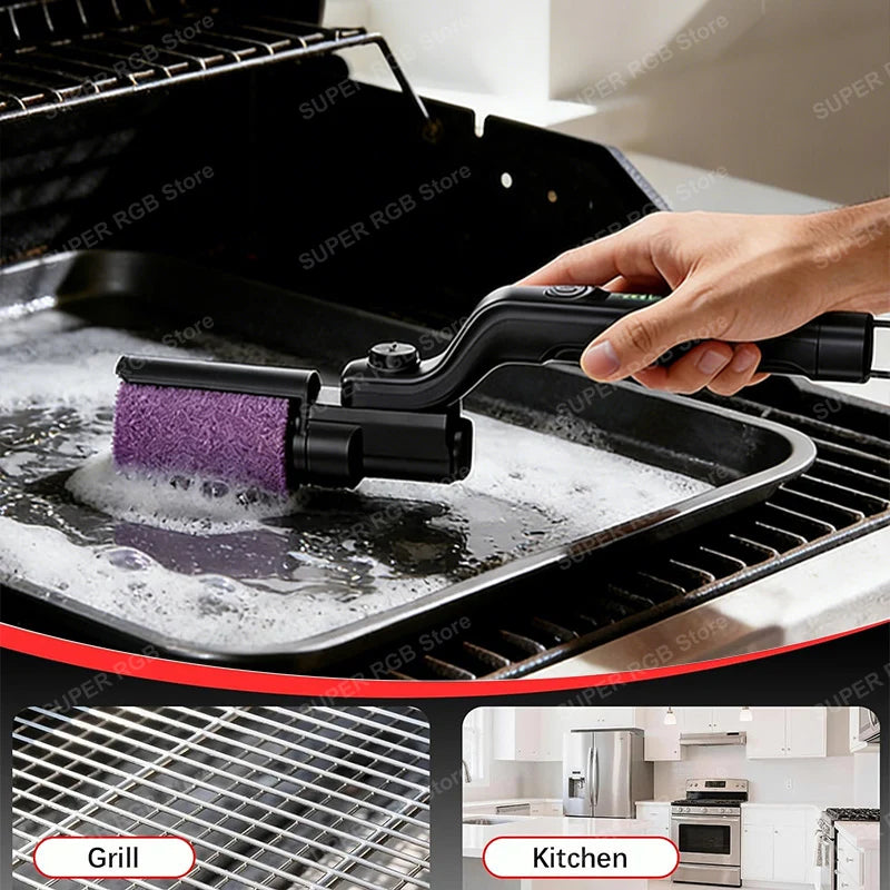 Cordless Electric Grill Cleaning Brush