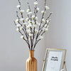 Artificial White Plum Blossom Branch for Chinese Home Décor