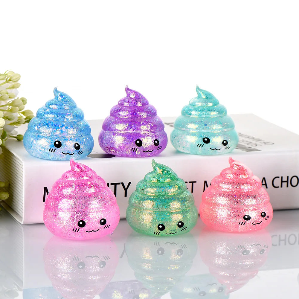 أدوات ضغط (Squishy) ومُهدئات للتوتر لامعة