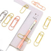 Heart-Shaped Metal Pen Clips for Notebooks and Journals