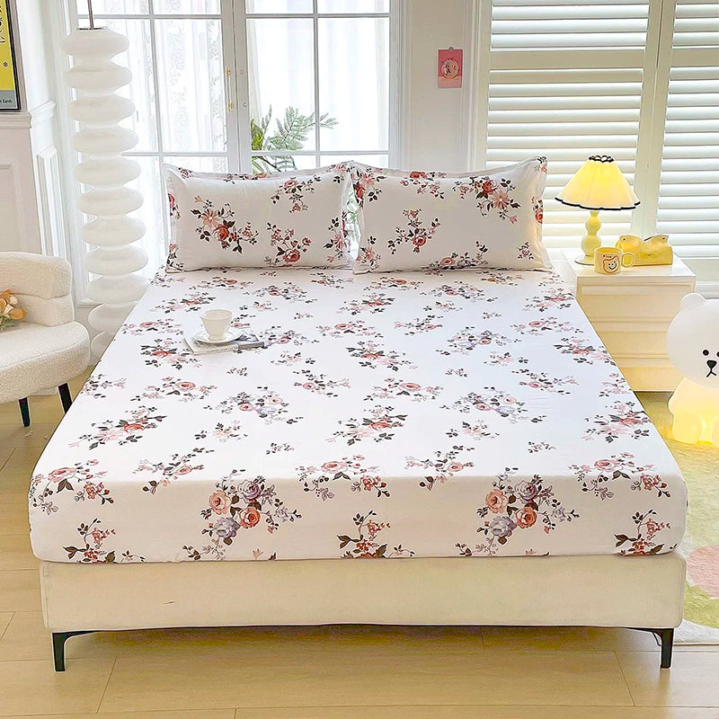 Zebra Print Fitted Bed Sheet with Elastic Edge