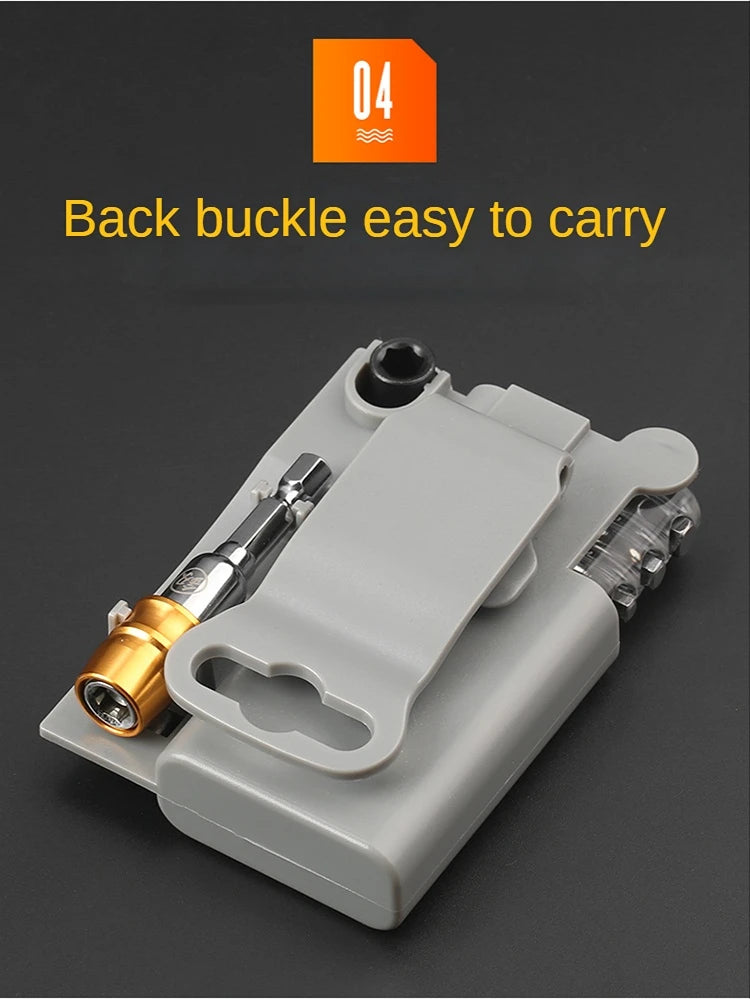 Compact Multi-Bit Ratchet Screwdriver Set