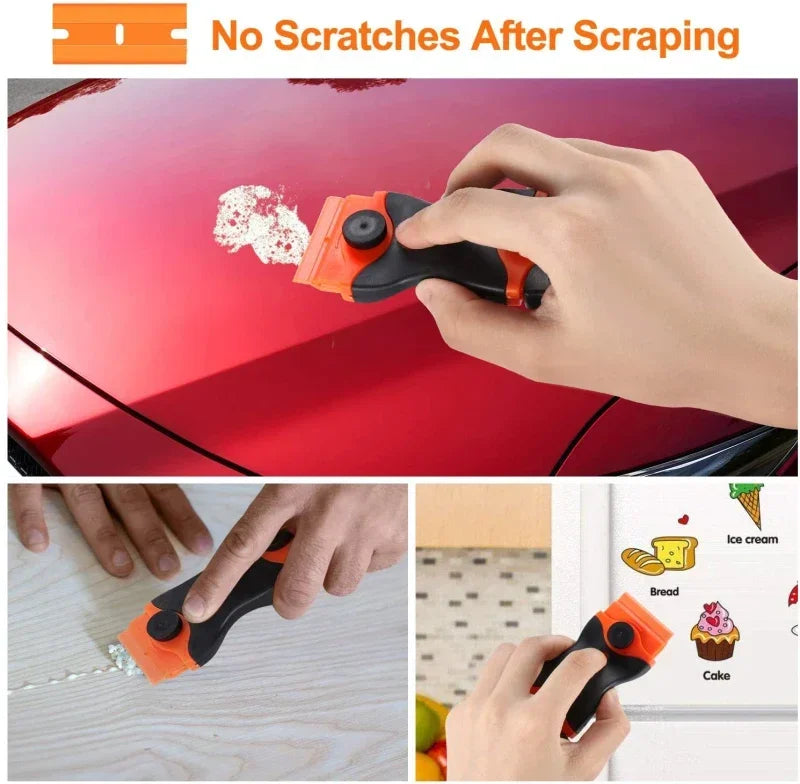 Multi-Purpose Razor Blade Scraper for Glass, Vinyl & Adhesive Removal