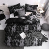 Modern Polyester Duvet Cover Set with Two Pillowcases