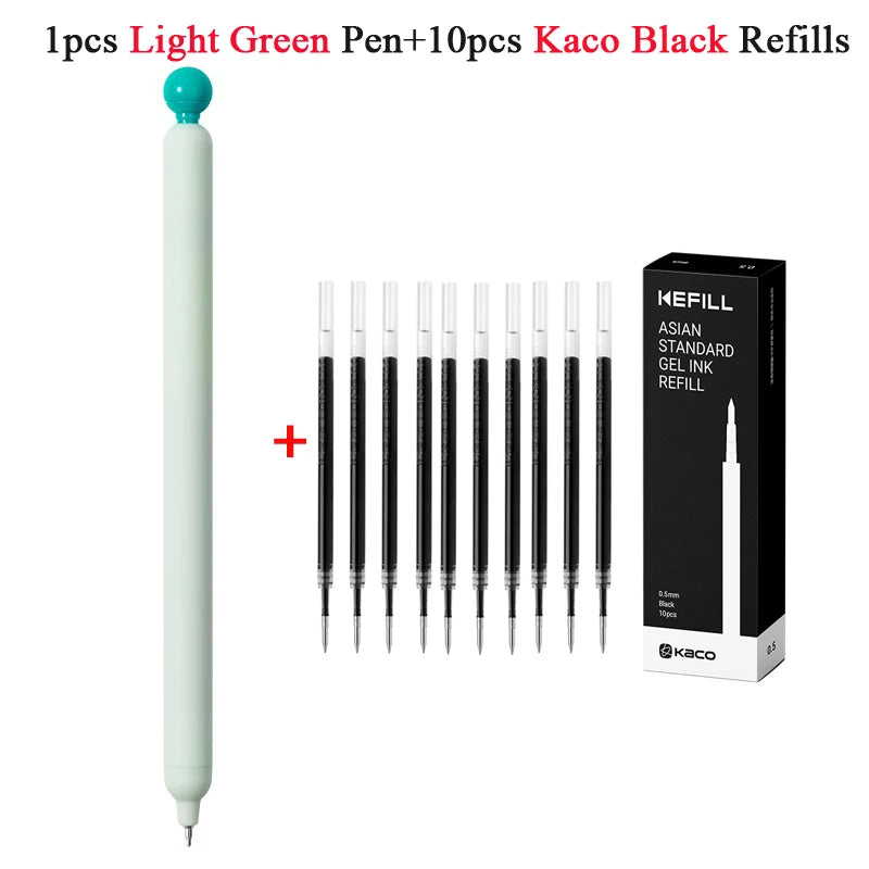 KACO POPUP Retractable Gel Pen – 0.5mm Smooth Writing, Quick-Dry Ink