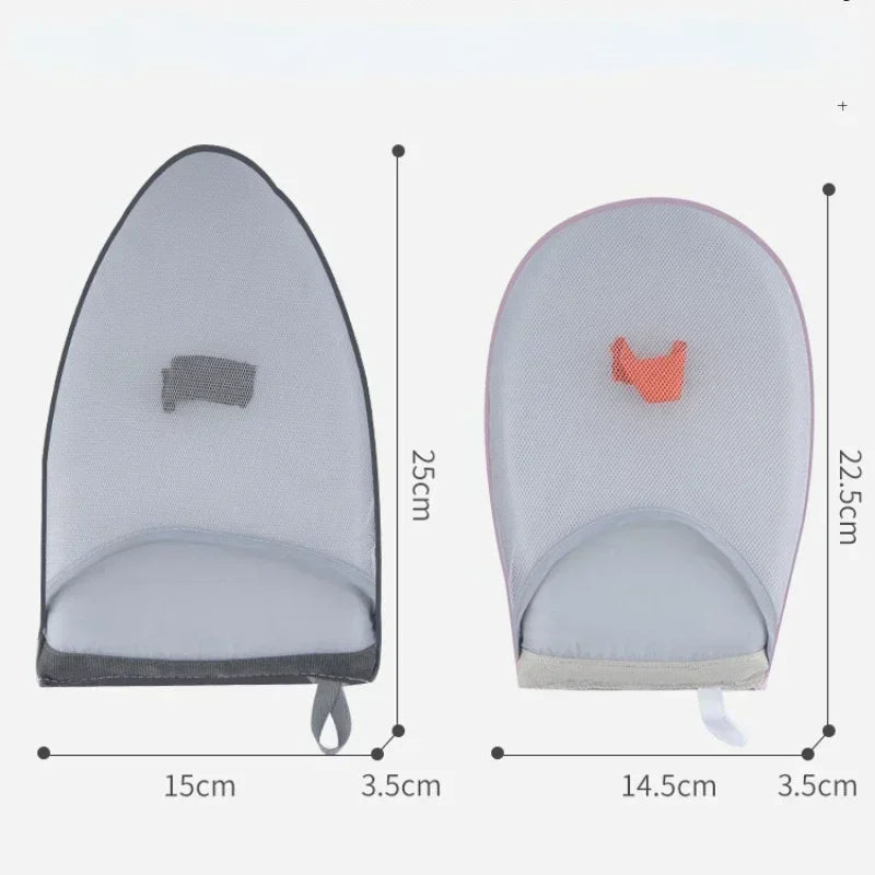 Portable Hand-Held Mini Ironing Pad with Heat-Resistant Glove