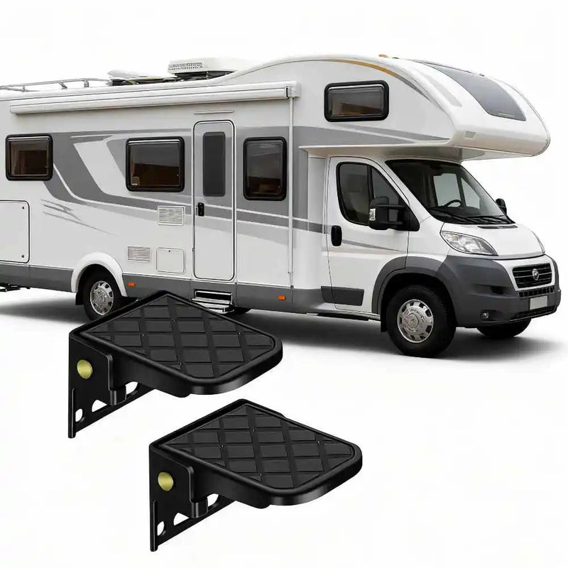 Folding Truck Bed Step - Pair