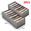 Klappbarer Stoff-Kleiderschrank-Organizer mit Griffen