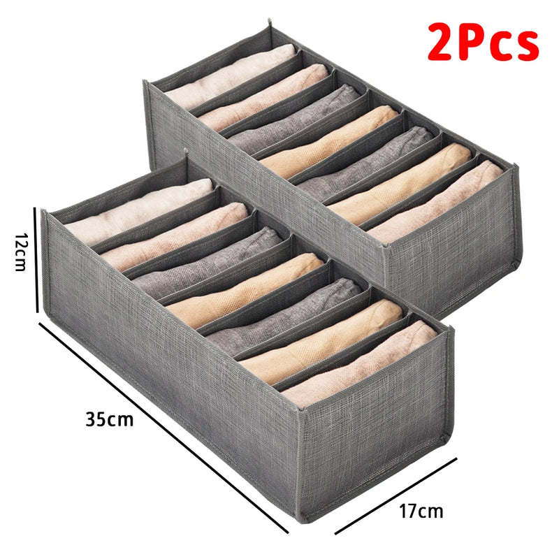 Klappbarer Stoff-Kleiderschrank-Organizer mit Griffen