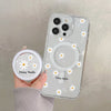 Floral Magnetic Phone Case with Kickstand