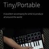 Portable 25-Key MIDI Controller with Pads and Wireless Connectivity